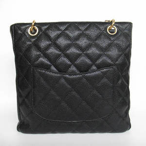 Chanel Big Chain Bag Coco Shoulder Skin Tote Caviar